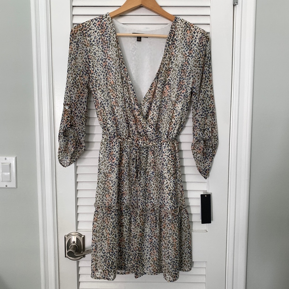 Leopard Mini Dress - Size M